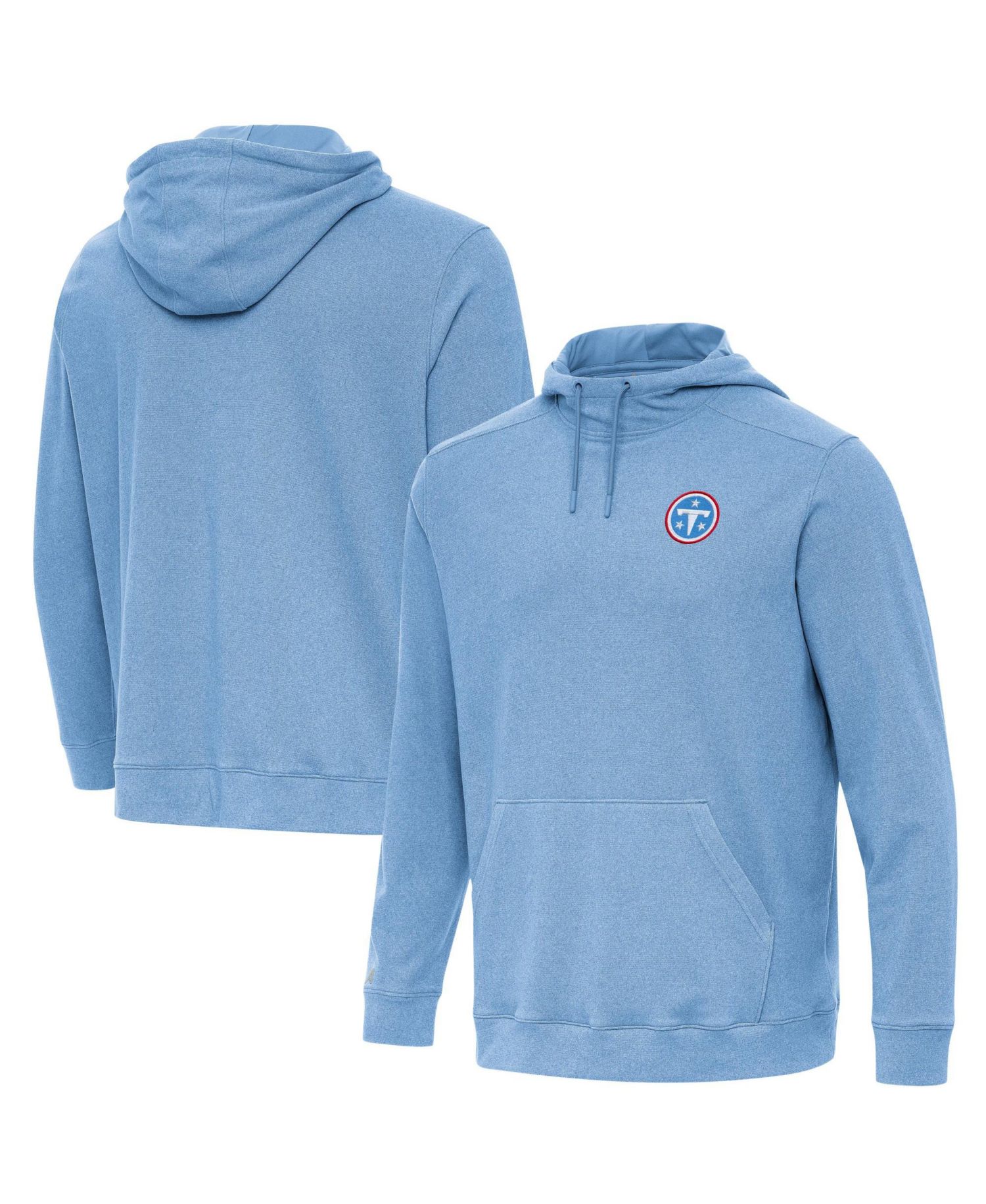 Men's Heather Powder Blue Tennessee Titans Cloud Hoodie