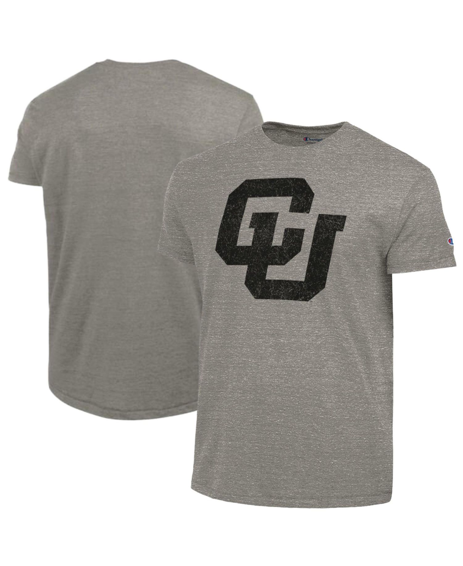 Men's Charcoal Colorado Buffaloes Vintage Triumph Tri-Blend T-Shirt