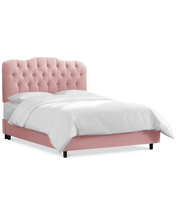 Skyline Brooke Tufted Bed Full & Reviews Furniture Macy's