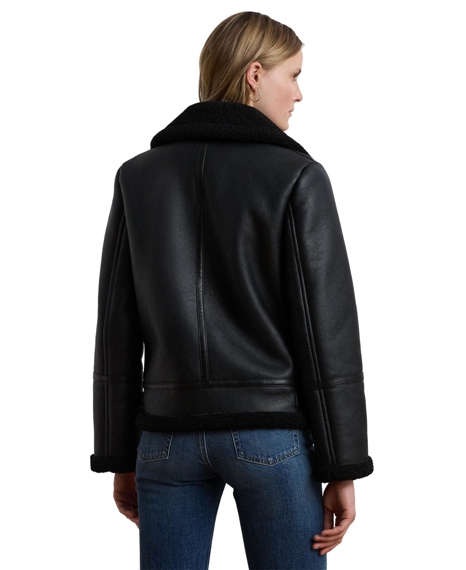Women's Moto Faux-Leather Jacket