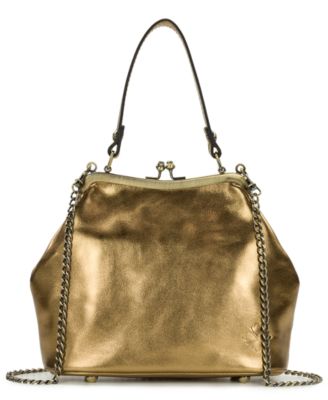 Laureana Frame Chain Strap Small Satchel Bag