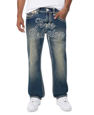 Men's Ricky Rope Stitch Flap Straight Jeans