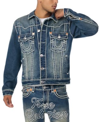 Men's Jimmy Rope Stitch Oversized Denim Jacket