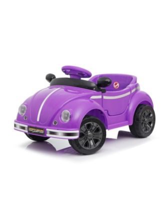 12V Kids Ride On Car - 2.4G Remote Control, Adjustable Speed, Multifunctional Steering Wheel, USB Bluetooth Music, For Kids 2-4