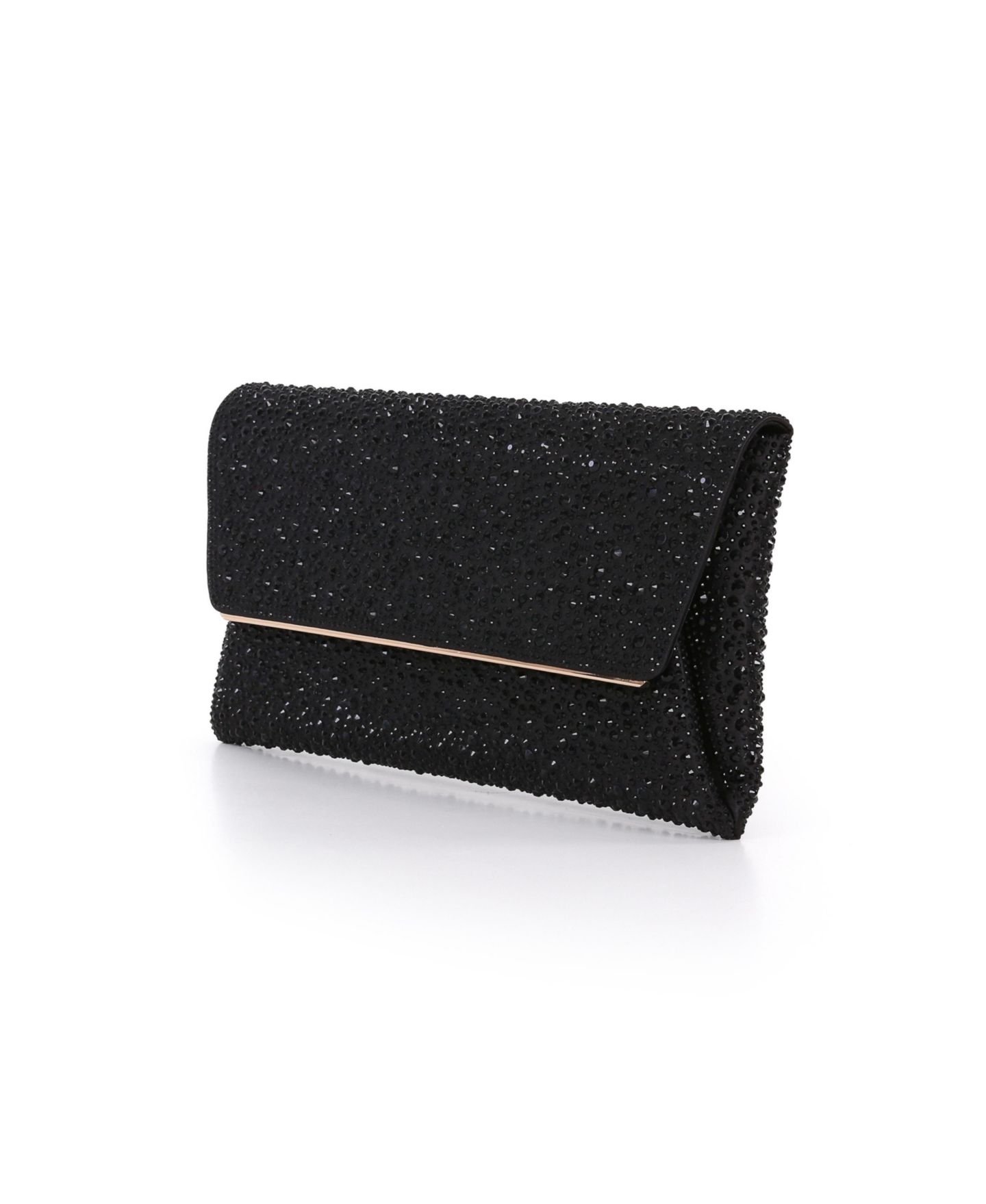 Женский клатч Jewel Badgley Mischka Juliet Mixed Crystal Envelope Clutch, цвет: Чёрный — фото 3