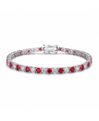 Minimalist Sterling Silver 3MM CZ Slim Tennis Bracelet