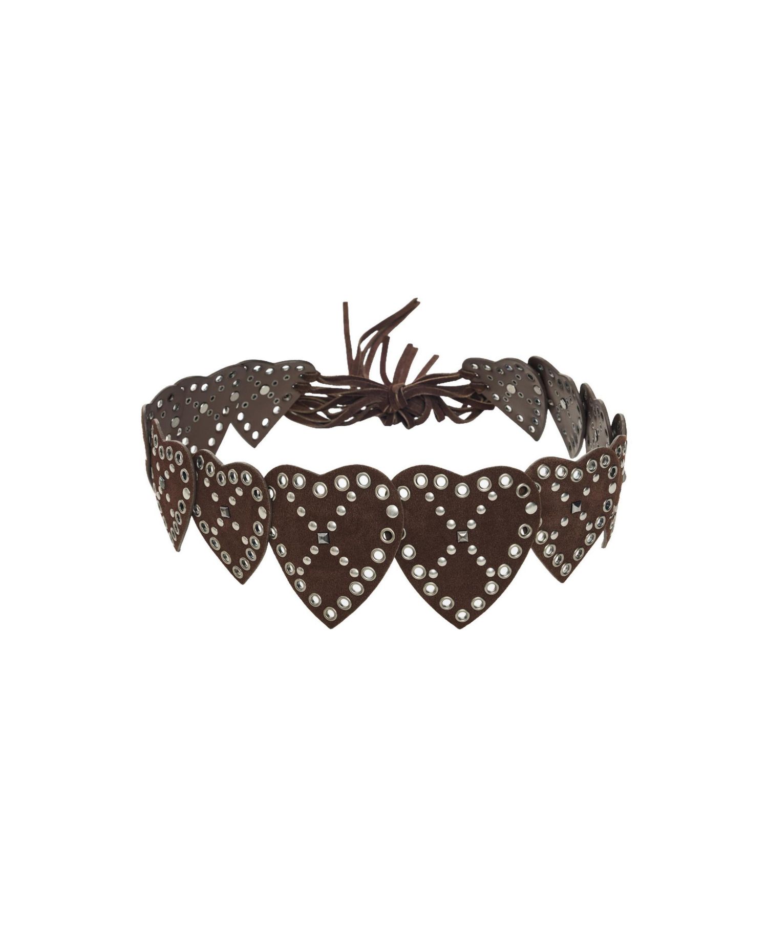 Women's Studded belt with hearts