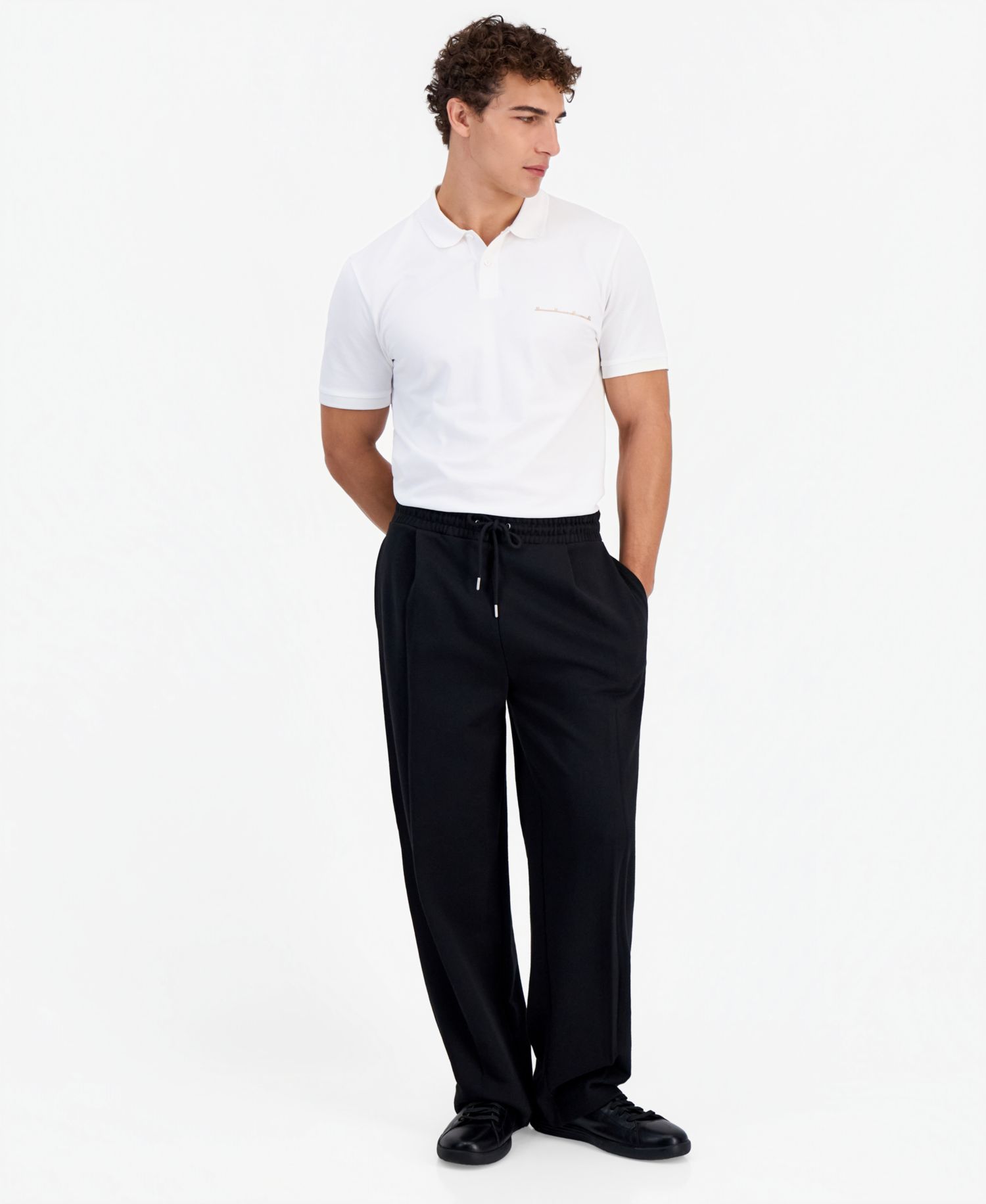 Men's Devropant Regular-Fit Drawstring Straight-Leg Trouser Pants
