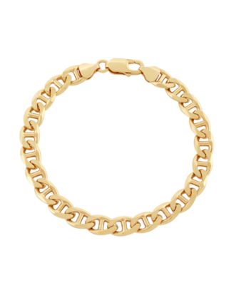 Solid Mariner Chain Bracelet in 18k Gold-Plated Sterling Silver