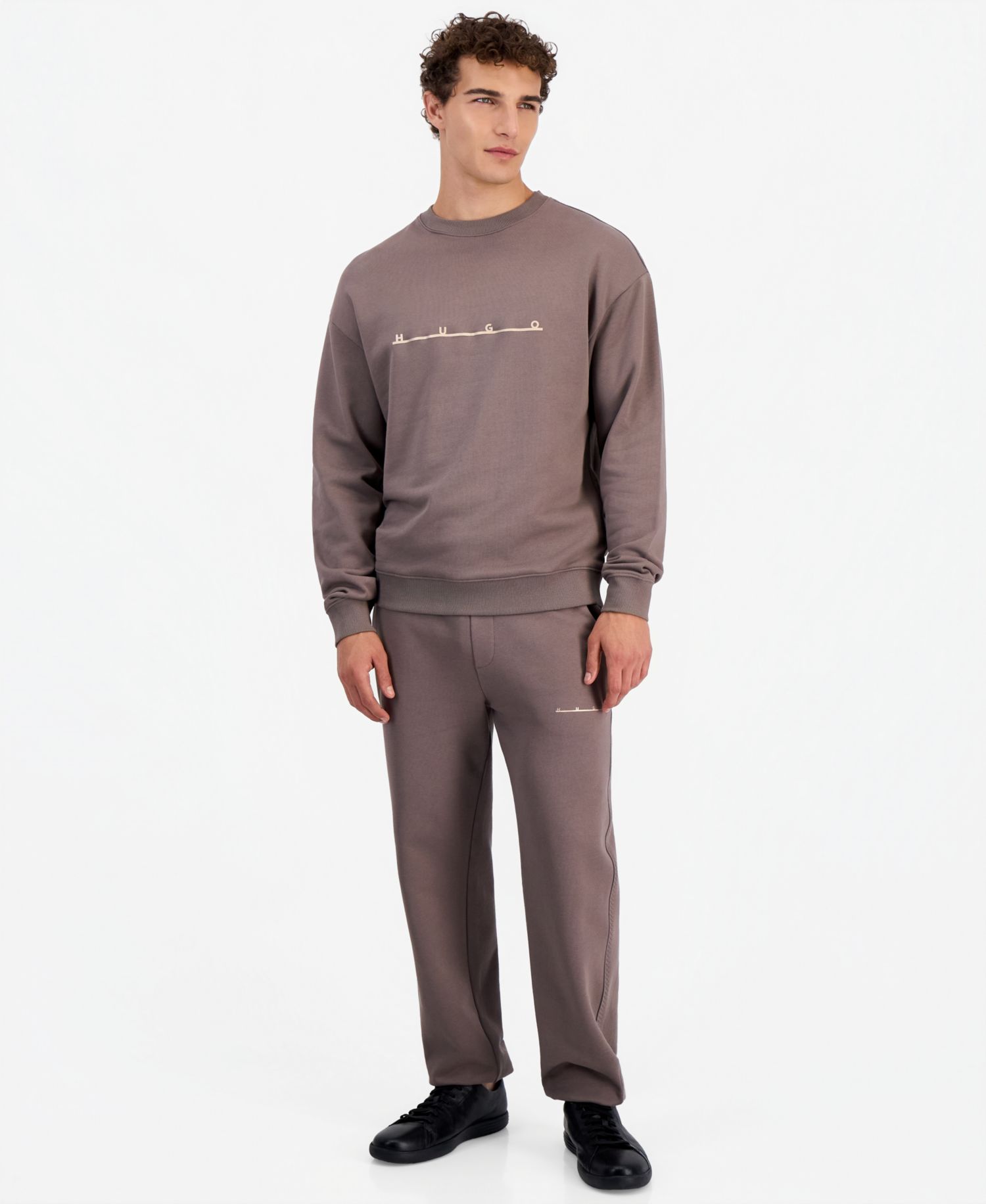 Men's Datrisweat Relaxed-Fit Graphic Crewneck Sweatshirt