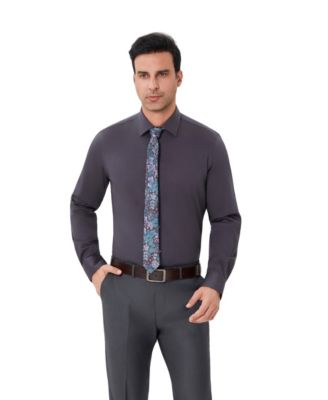 Men's Sateen Slim-Fit Dress Shirt