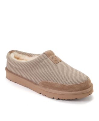 Men's Fireside by Grafton Sport Knit Water Repellent Twill Clog Slippers