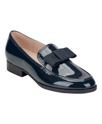 Women's Londyna Bow Block Heel Dress Loafers
