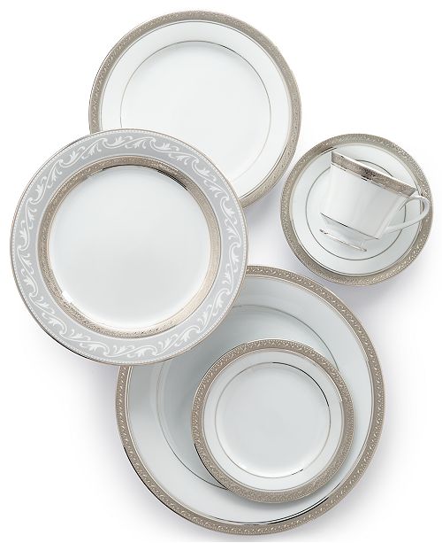 Noritake Dinnerware, Crestwood Platinum Collection & Reviews Fine