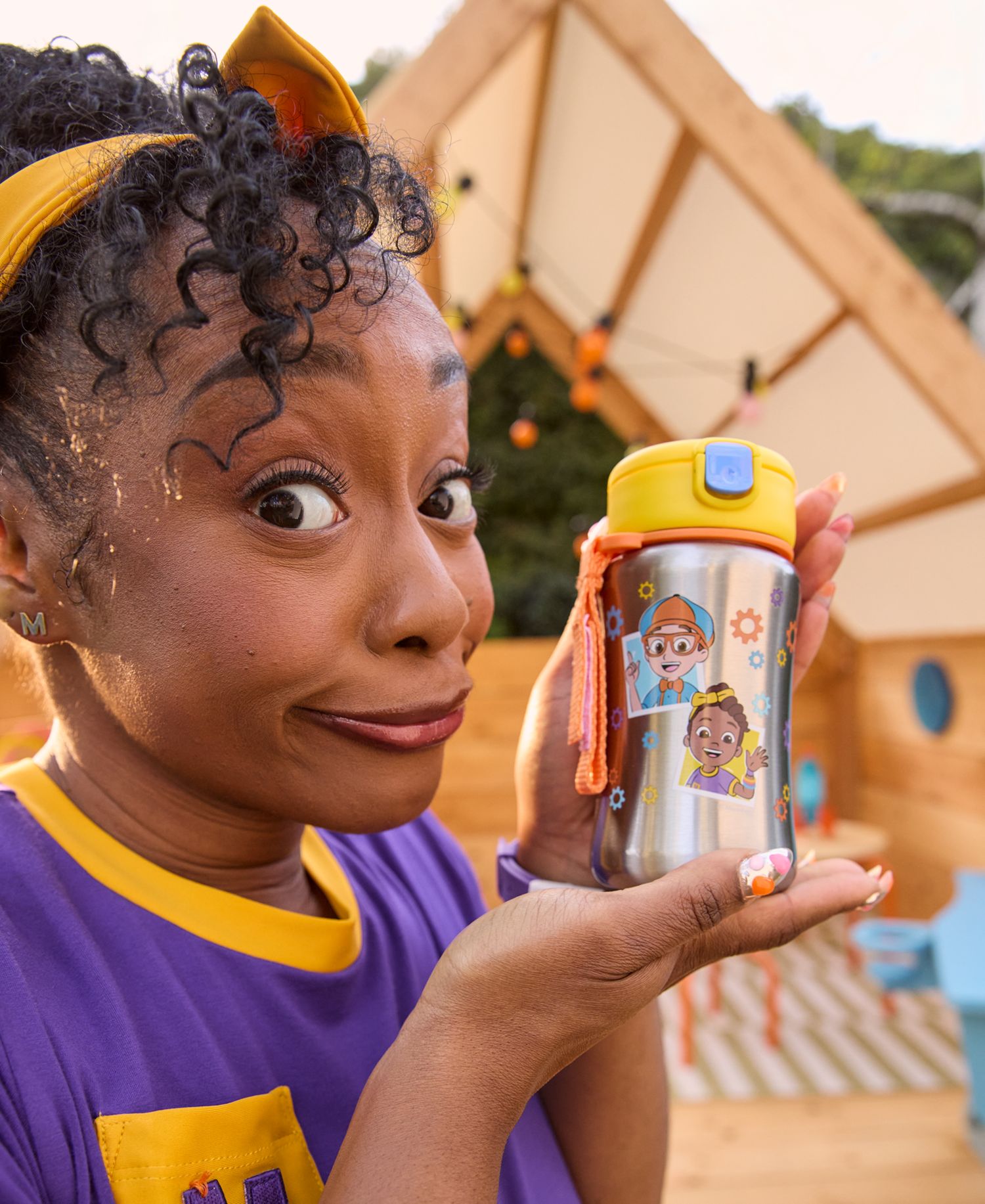 Kids' Blippi and Meekah Stainless Steel Straw Bottle