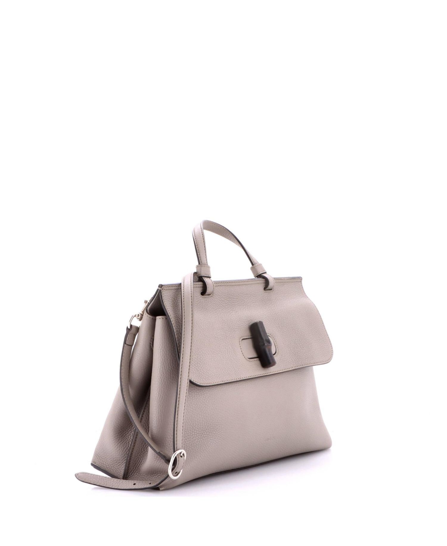 Medium Bamboo Daily Top Handle Bag Leather