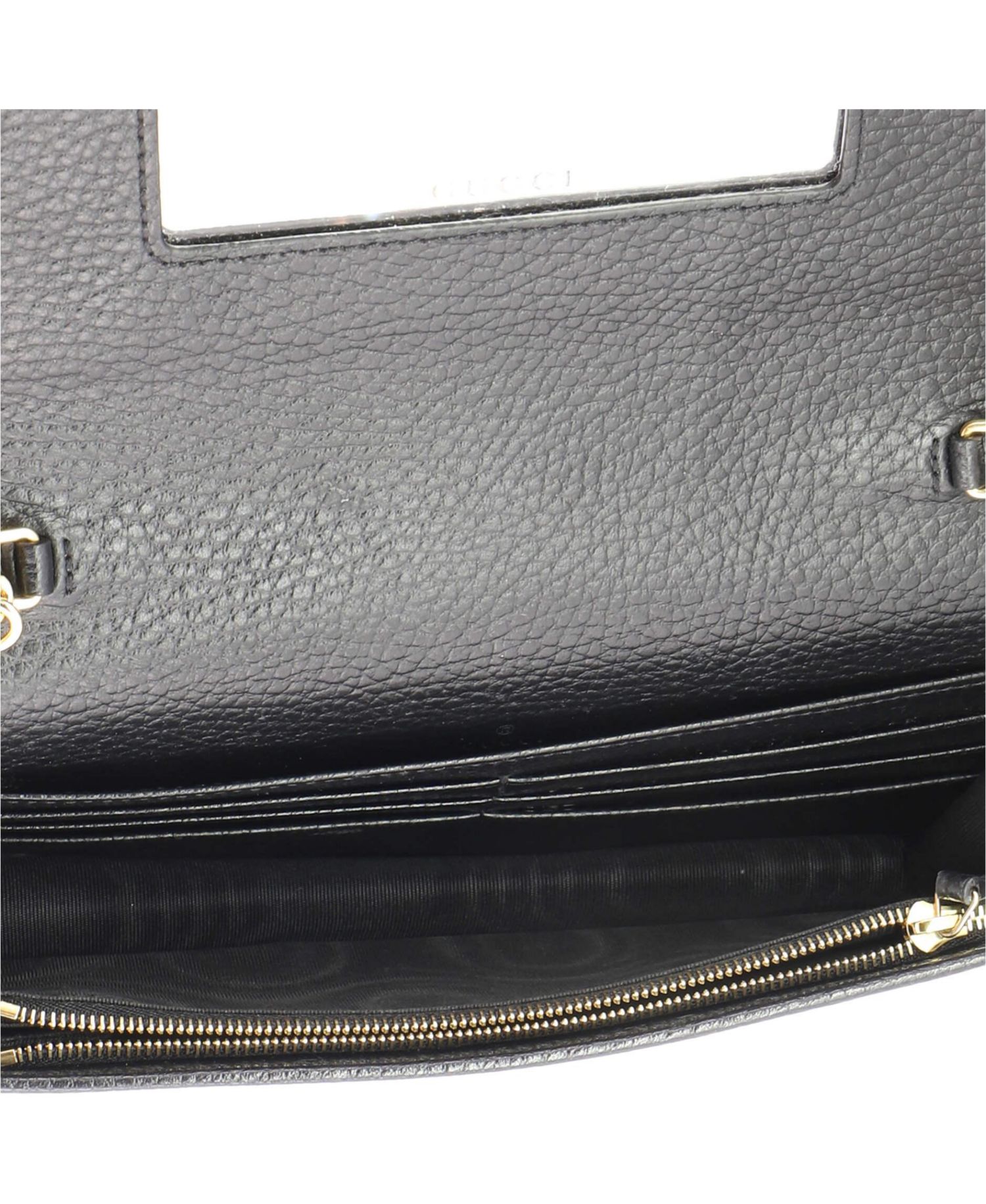 Mini Petite GG Marmont Chain Wallet Leather
