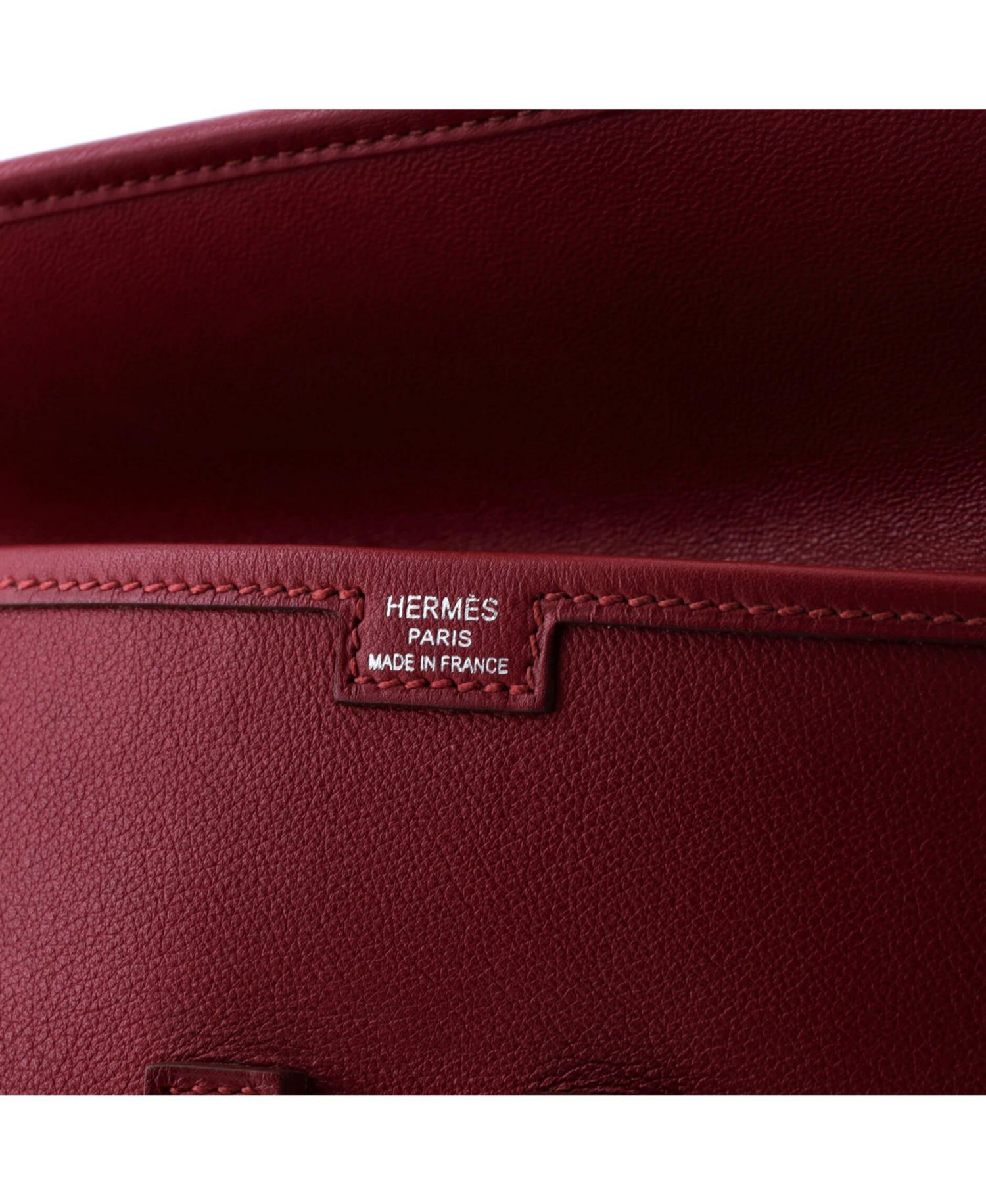 Pre-Owned Hermes 29 Jige Elan Clutch Evercolor