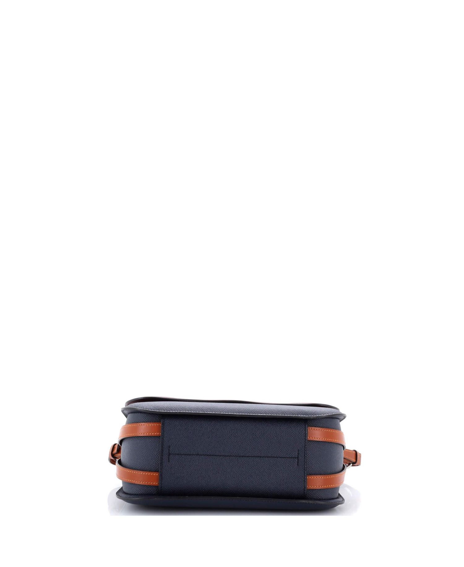 Pre-Owned Hermes Harnais Shoulder Bag Epsom and Tadelakt