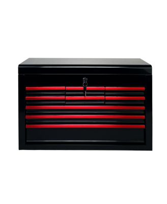 Heavy Duty 24-Inch 9-Drawer Metal Tool Box with Ball Bearing Slides