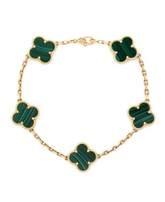 Pre-Owned Van Cleef and Arpels Vintage Alhambra 5 Motifs Bracelet