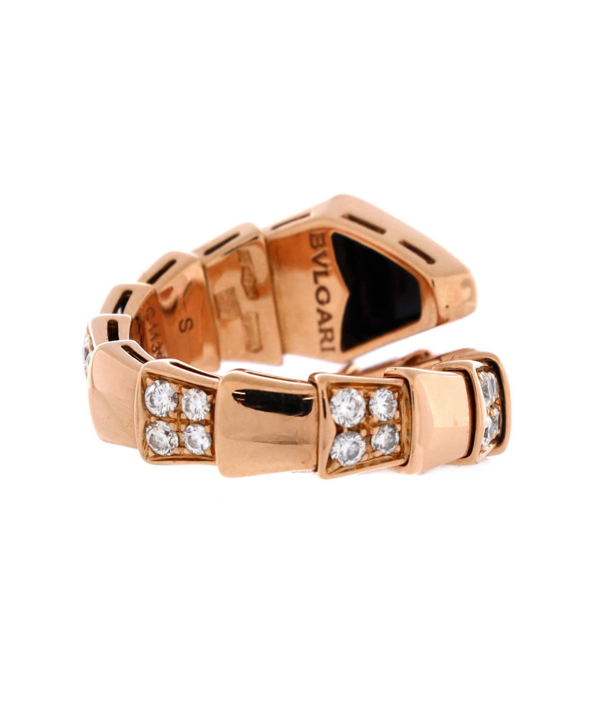 Pre-Owned Bvlgari Serpenti Viper One-Coil Ring