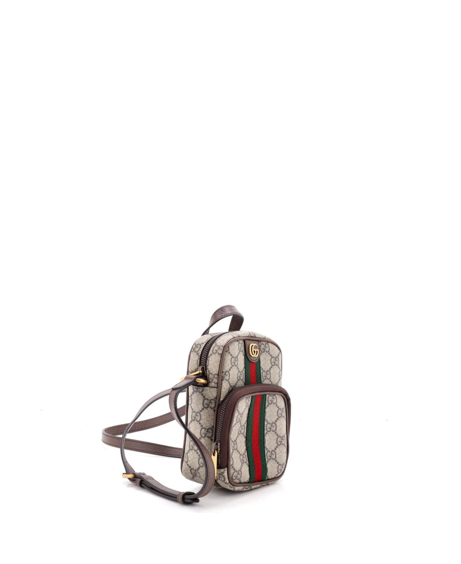 Mini Ophidia Top Handle Crossbody Bag GG Coated Canvas
