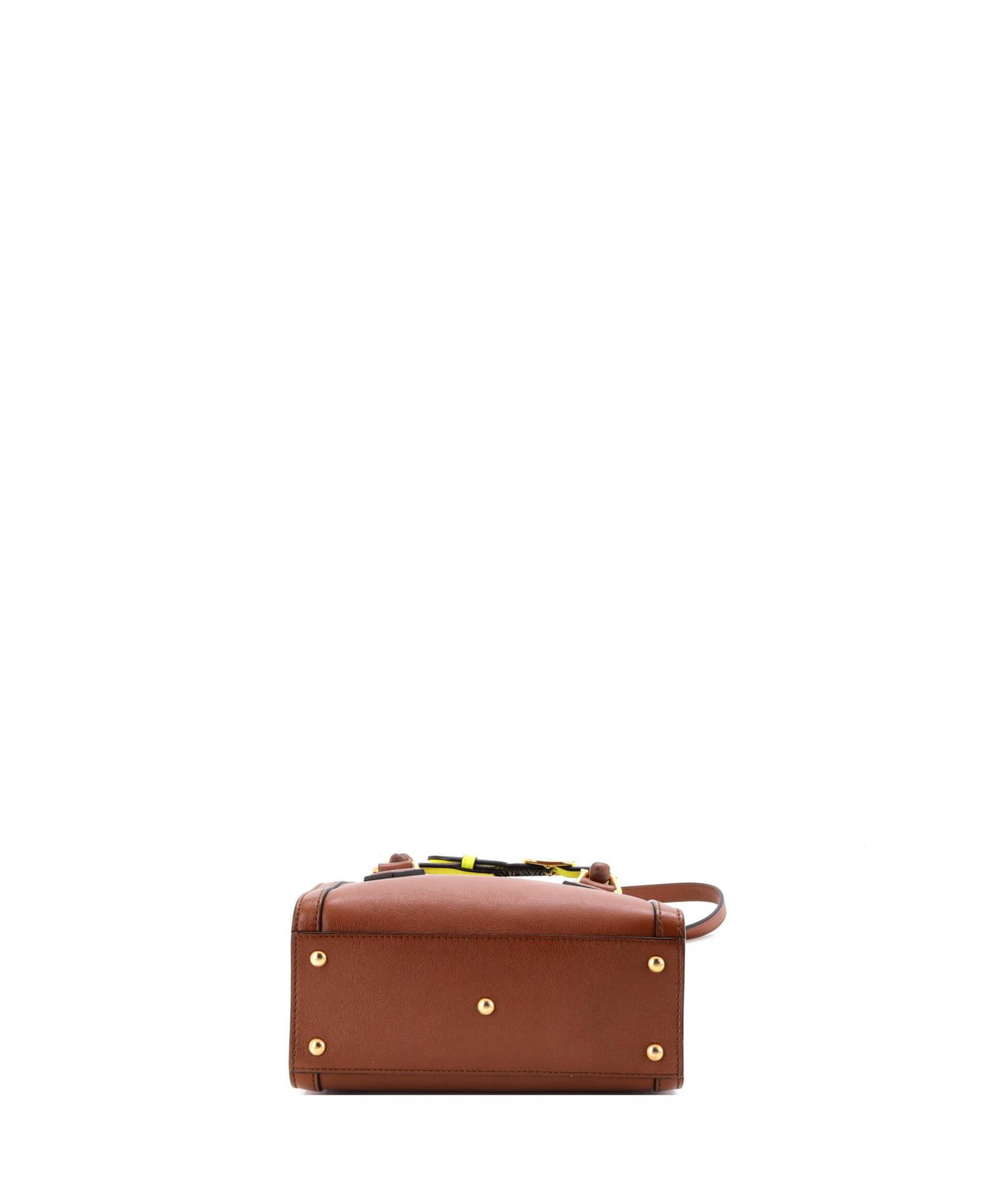 Mini Diana NM Bamboo Handle Tote Leather