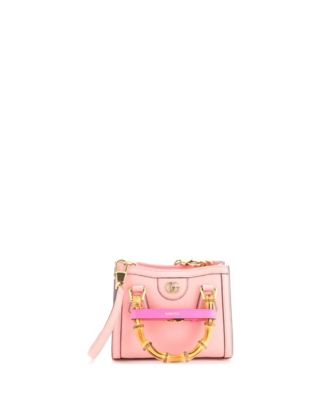Mini Diana NM Bamboo Handle Tote Leather