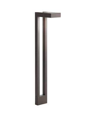 Two Arm 22" High Textured Architectural Bronze Path Light