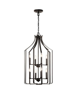 Morrigan 19"W Olde Bronze 8-Light Foyer Chandelier