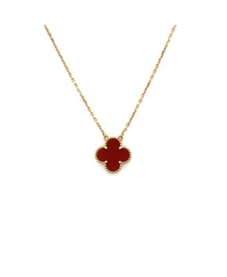 Pre-Owned Van Cleef and Arpels Vintage Alhambra Pendant Necklace