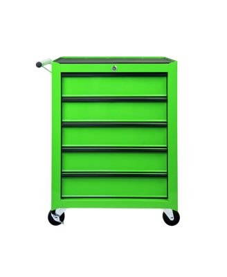  Rolling 5-Drawer Metal Tool Chest and Cabinet Storage Organizer