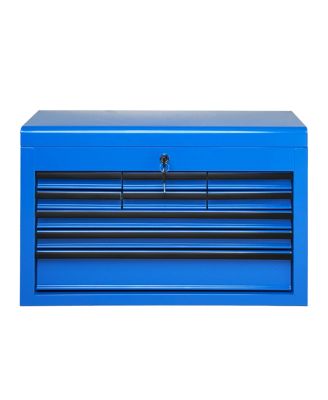  Heavy Duty 24-Inch 9-Drawer Portable Metal Tool Box Chest with Lock