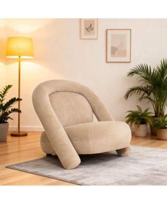 Velvet Accent Lounge Chair