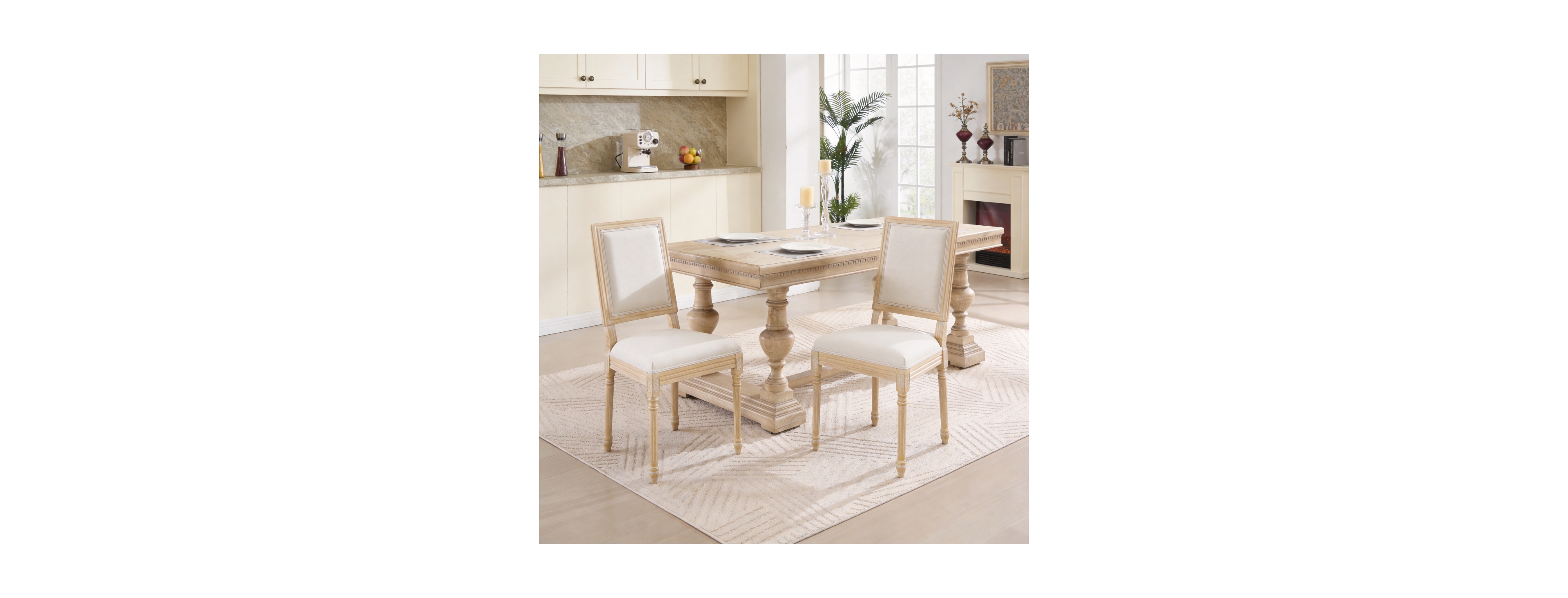 Streamdale Furniture French Country Upholstered Dining Chairs