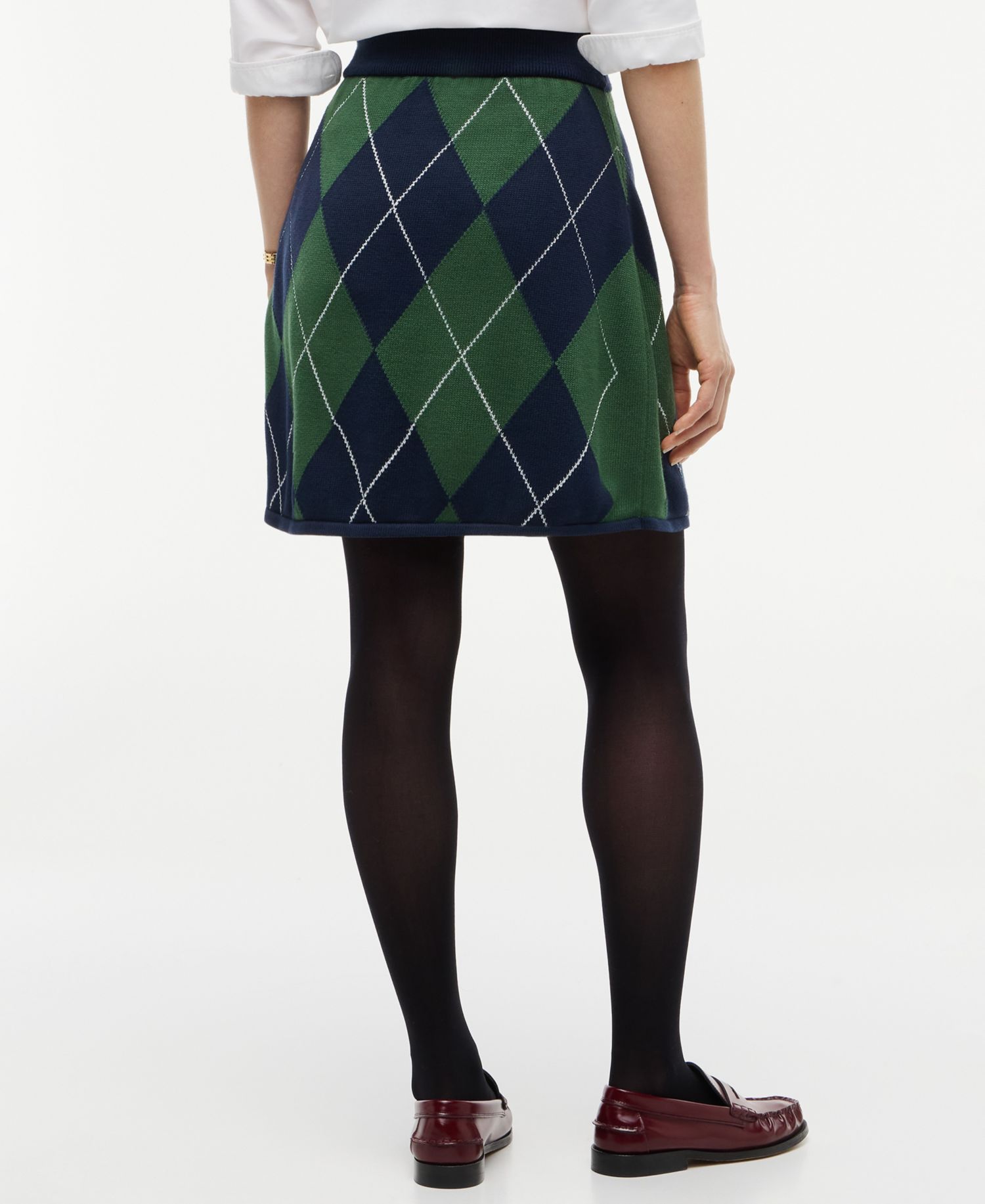 Women's Tartan Argyle A-Line Skirt