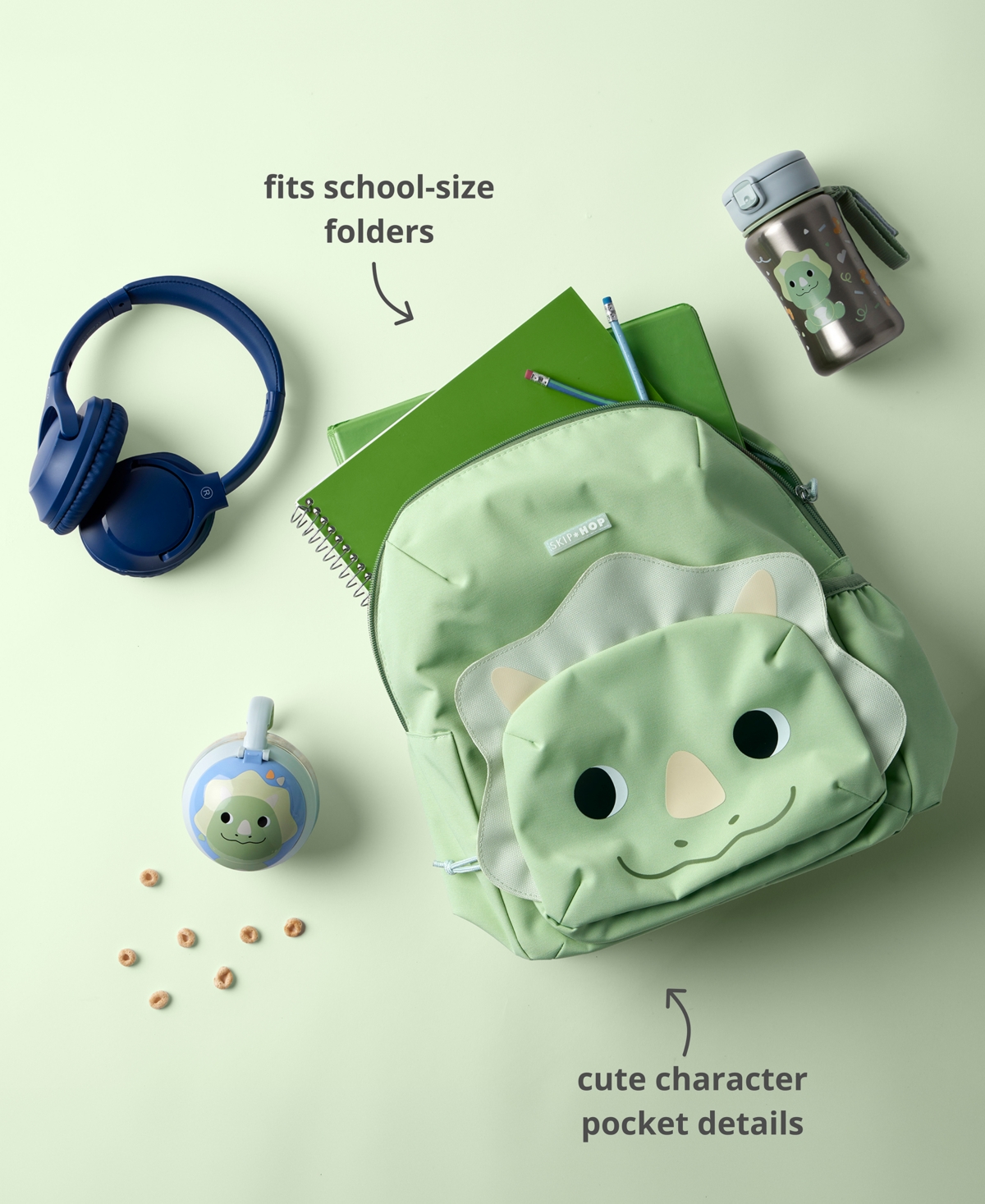 Skip Hop Baby Boys' Dino Besties Squad Backpack