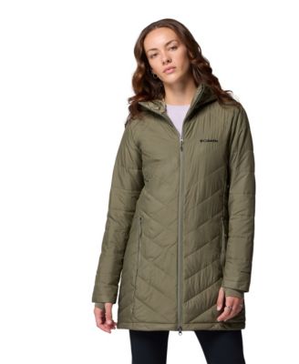Women's Heavenly Long Hooded Insulated Water-Resistant Jacket