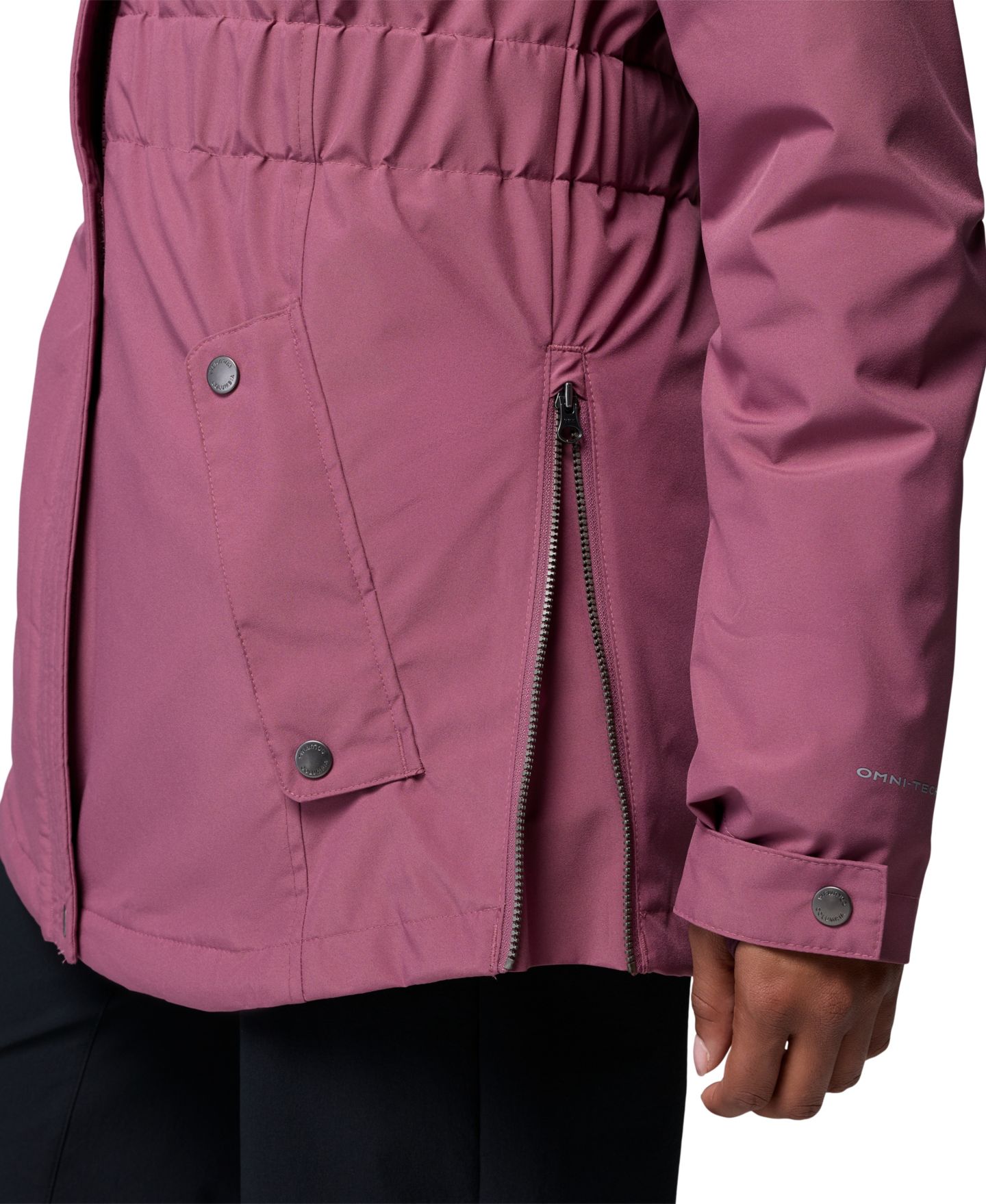 Женская куртка Columbia Payton Pass™ II Interchange Insulated Hooded Puffer, цвет: Состаренный розовато-лиловый — фото 5