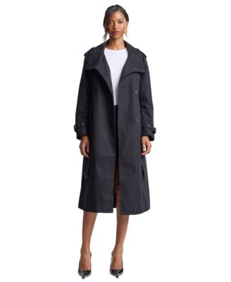 Women's Funnel Neck Slouchy Trench Coat