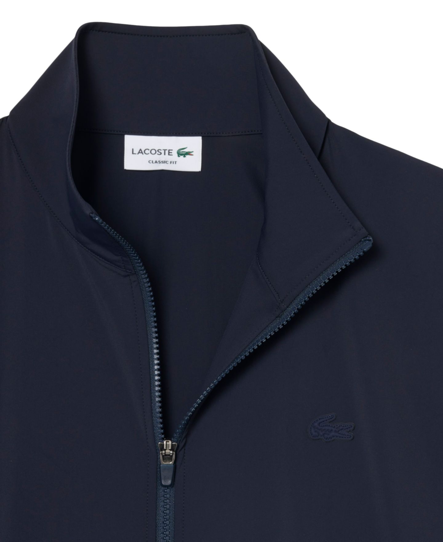 Мужская куртка Lacoste Commuter Full-Zip Stand Collar, цвет: Hde Abysm — фото 6