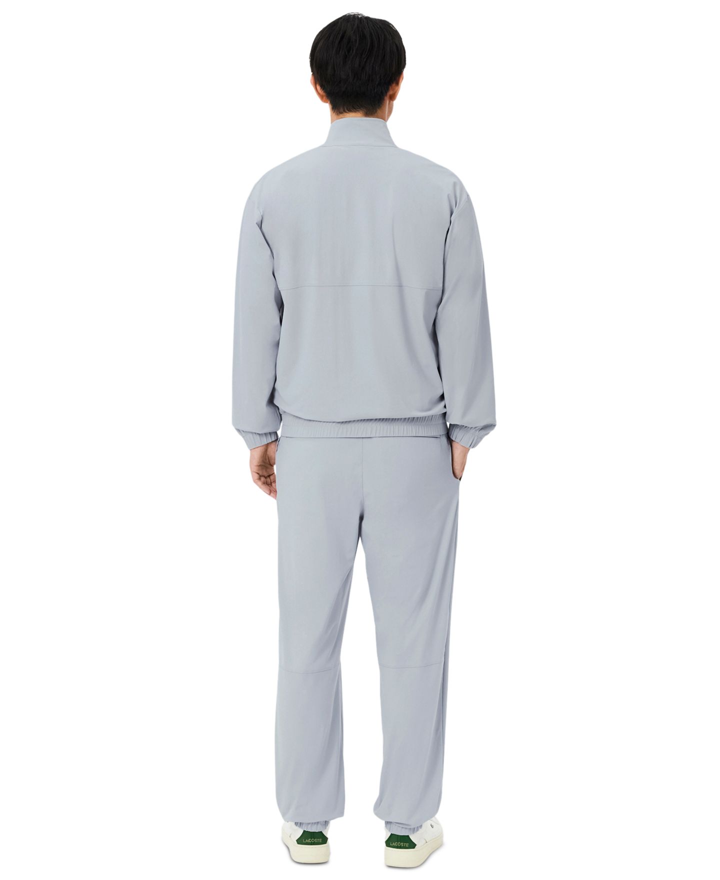 Мужские брюки Lacoste Commuter Stretch Straight-Leg Sweatpants, цвет: Ракушечный — фото 4
