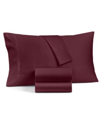 Solid 550 Thread Count 100% Cotton 4-Pc. Sheet Set, Queen
