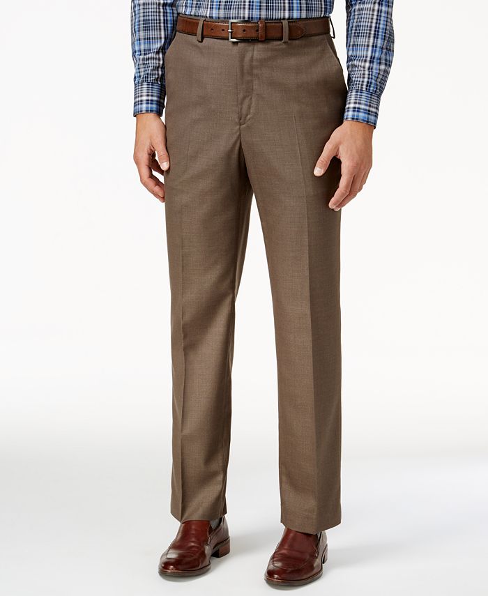 Michael Kors Michael Kors Men's Solid Classic-Fit Stretch Dress Pants &  Reviews - Pants - Men - Macy's
