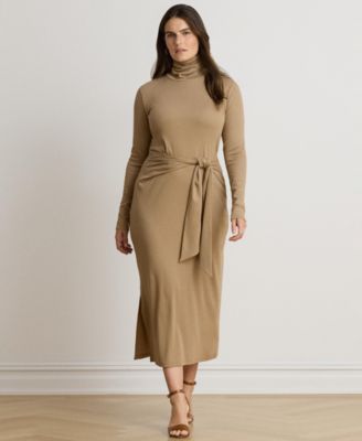 Women's Tan/Beige Midi Dresses