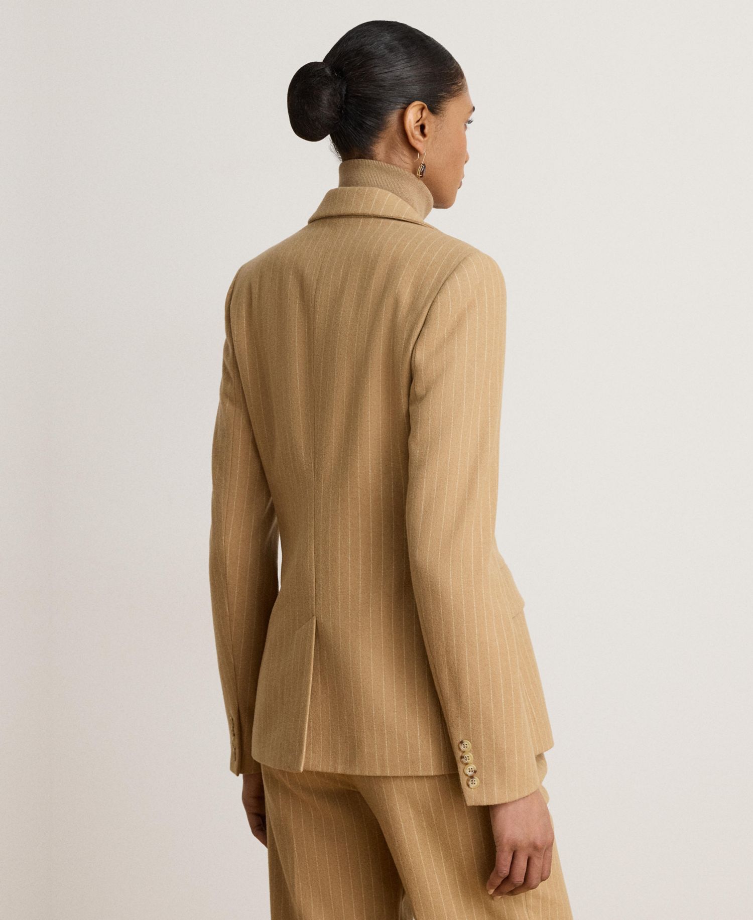 Women's Pinstripe Wool-Blend Blazer