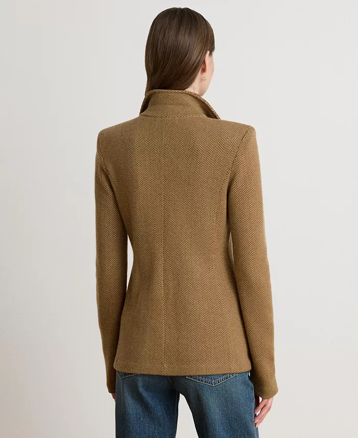 Women's Herringbone Sweater Blazer - thumbnail 6