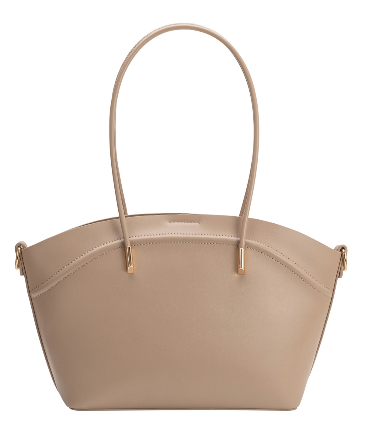 Melie Bianco Hazel Large Top Handle Tote Handbag - Nude