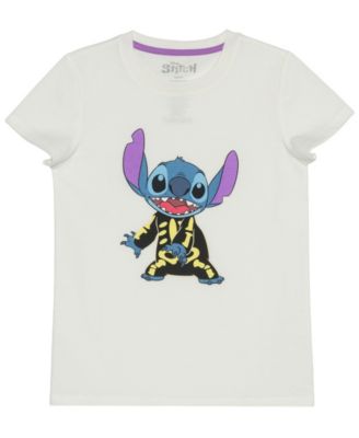 Girls' 7-16 Skeleton Stitch Graphic T-Shirt 
